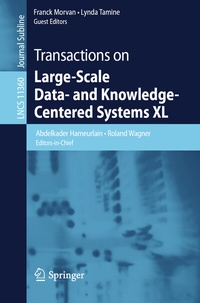 Abbildung von: Transactions on Large-Scale Data- and Knowledge-Centered Systems XL - Springer