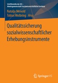 Cover: Qualit&auml;tssicherung sozialwissenschaftlicher Erhebungsinstrumente - Springer VS