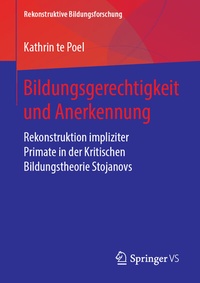 Abbildung von: Bildungsgerechtigkeit und Anerkennung - Springer VS