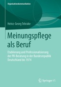 Cover: Meinungspflege als Beruf - Springer VS