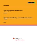 Cover: Strategic Decision-Making. A Practical Example Based on "Tesla" - GRIN Verlag