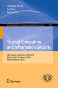 Cover: Trusted Computing and Information Security - Springer