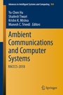 Cover: Ambient Communications and Computer Systems - Springer