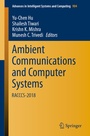 Cover: Ambient Communications and Computer Systems - Springer