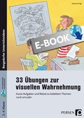 Cover: 33 &Uuml;bungen zur visuellen Wahrnehmung - Persen Verlag in der AAP Lehrerwelt GmbH