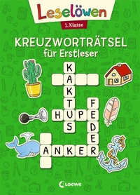 Abbildung von: Leselöwen Kreuzworträtsel für Erstleser - 1. Klasse (Grün) - Loewe