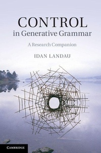 Enlarge image Cover: Control in Generative Grammar - Cambridge University Press