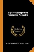 Cover: Report on Prospects of Research in Alexandria - Franklin Classics Trade Press