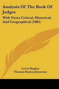 Enlarge image Cover: Analysis Of The Book Of Judges - Kessinger Publishing
