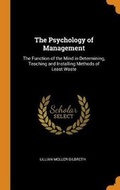Cover: The Psychology of Management - Franklin Classics Trade Press