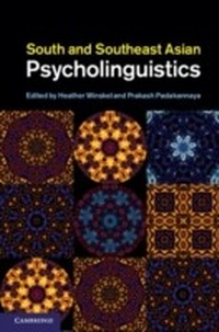 Abbildung von: South and Southeast Asian Psycholinguistics - Cambridge University Press
