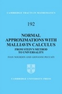Enlarge image Cover: Normal Approximations with Malliavin Calculus - Cambridge University Press