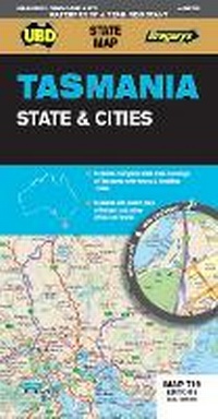 Abbildung von: Tasmania State & Cities Map 719 8th ed (waterproof) - UBD Gregory's