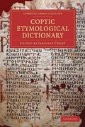 Cover: Coptic Etymological Dictionary - Cambridge University Press