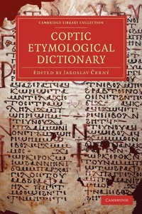 Abbildung von: Coptic Etymological Dictionary - Cambridge University Press