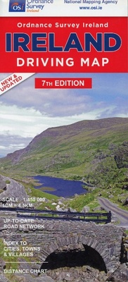 Abbildung von: Ireland Driving Map - Ordnance Survey Ireland