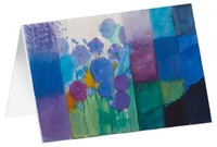Abbildung von: Kunstkarten "Blaue Blüte" 5 Stk. - adeo Verlag