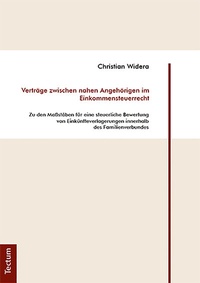 Abbildung von: Verträge zwischen nahen Angehörigen im Einkommensteuerrecht - Tectum Wissenschaftsverlag