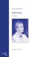 Cover: Sp&auml;te Klage - Edition Noack & Block