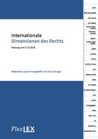 Enlarge image Cover: Internationale Dimensionen des Rechts - Facultas / FlexLEX
