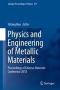 Cover: Physics and Engineering of Metallic Materials - Springer