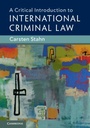 Cover: A Critical Introduction to International Criminal Law - Cambridge University Press