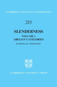 Abbildung von: Slenderness: Volume 1, Abelian Categories - Cambridge University Press