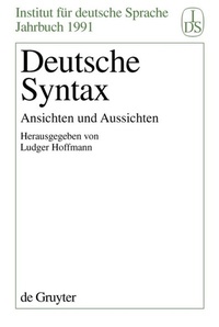 Abbildung von: Deutsche Syntax - De Gruyter