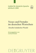 Cover: Neues und Fremdes im deutschen Wortschatz - De Gruyter