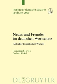 Abbildung von: Neues und Fremdes im deutschen Wortschatz - De Gruyter