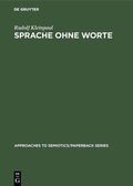 Cover: Sprache ohne Worte - De Gruyter Mouton