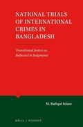 Cover: National Trials of International Crimes in Bangladesh - Martinus Nijhoff