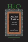 Cover: Arabic Oration: Art and Function - Brill