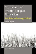 Cover: The Labour of Words in Higher Education - Brill