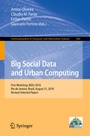 Cover: Big Social Data and Urban Computing - Springer
