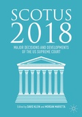 Cover: SCOTUS 2018 - Palgrave Macmillan