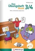 Cover: Das &Uuml;bungsheft Musik 3/4 - Mildenberger Verlag GmbH