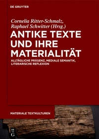 Abbildung von: Antike Texte und ihre Materialität - De Gruyter