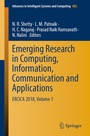 Cover: Emerging Research in Computing, Information, Communication and Applications - Springer