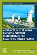 Cover: Advances in Ultra-low Emission Control Technologies for Coal-Fired Power Plants - Woodhead Publishing Ltd
