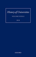 Cover: History of Universities - OUP eBook