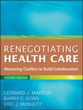 Cover: Renegotiating Health Care - Jossey-Bass
