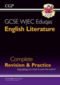 Cover: GCSE English Literature WJEC Eduqas Complete Revision & Practice (with Online Edition) - Coordination Group Publications Ltd (CGP)
