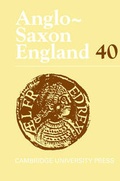 Cover: Anglo-Saxon England: Volume 40 - Cambridge University Press