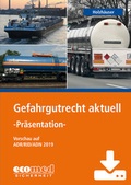 Abbildung von: Gefahrgutrecht aktuell - Präsentation - Download - ecomed Storck