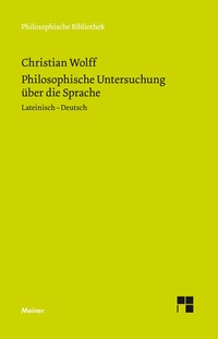 Abbildung von: Philosophische Untersuchung über die Sprache - Meiner