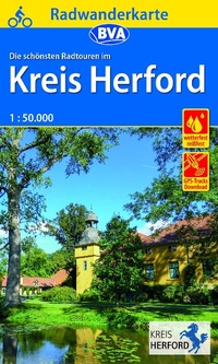 Abbildung von: Radwanderkarte BVA Radwandern im Kreis Herford 1:50.000, reiß- und wetterfest, GPS-Tracks Download - BVA BikeMedia