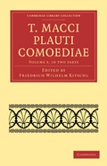 Cover: T. Macci Plauti Comoediae 2 Part Set - Cambridge University Press