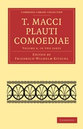 Cover: T. Macci Plauti Comoediae 2 Part Set - Cambridge University Press