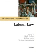 Cover: Philosophical Foundations of Labour Law - OUP eBook